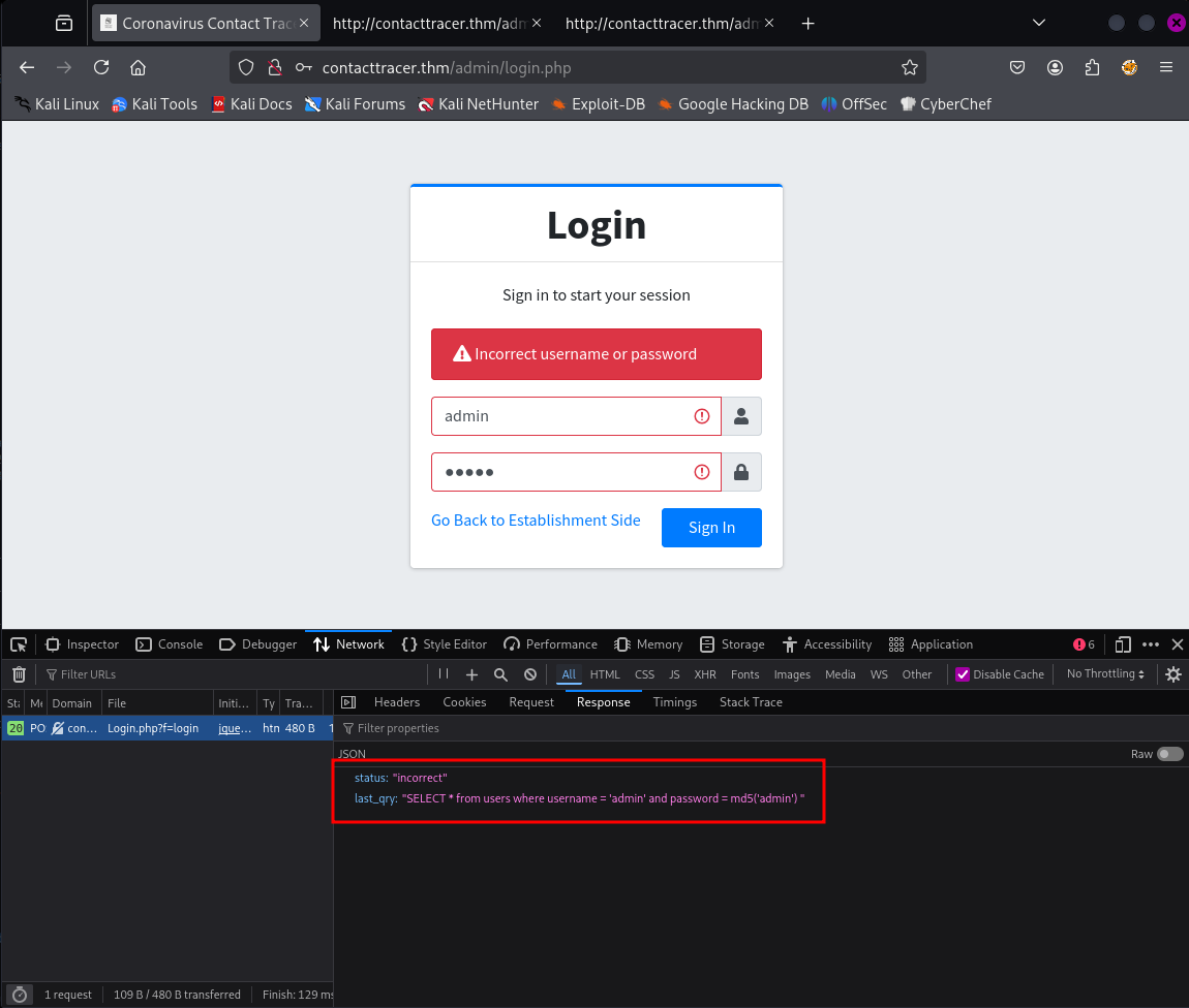 HTTP Login - POST request